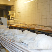 Verarbeitung der Teiglinge bei Grafe Beck - Bäckerei Graf